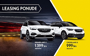 Opel Crossland X i Grandland X u posebnoj leasing ponudi